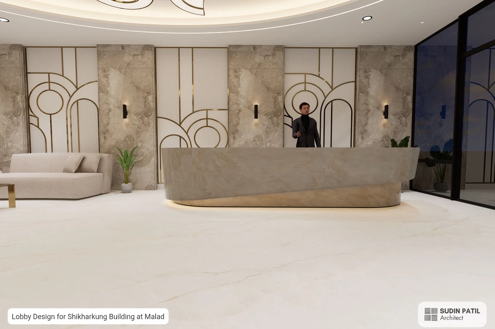 Lobby at Malad, Mumbai